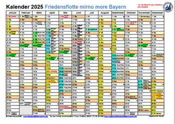 Entwurf - Kalender 2025